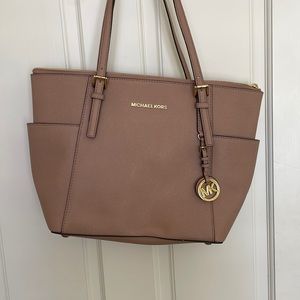 Michael Kors mauve/beige handbag